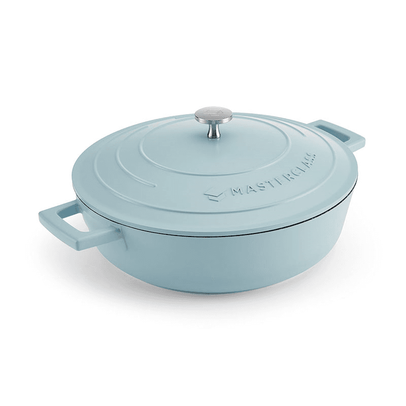 Shallow Casserole Dish, 4L, Pastel Blue