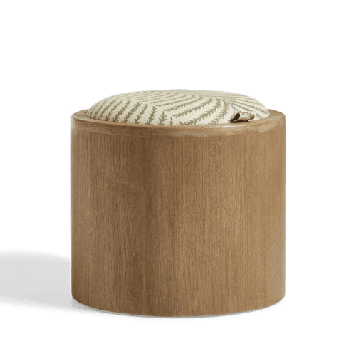 Image showing the Leto Ottoman, Areca Putting Green product.