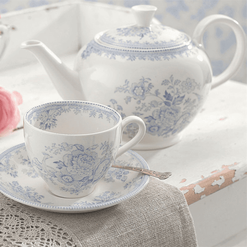Image showing the Asiatic Pheasants Teapot, 400ml, Blue product.