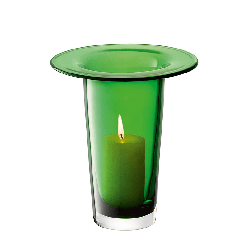 Victoria Vase/Lantern, H26cm, Fern Green