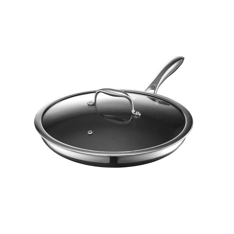 Hybrid Pan with Lid, 30cm, Steel
