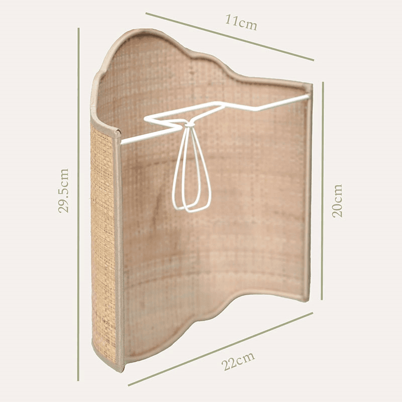 Tedate Wall Shade, D22cm, Russet Red