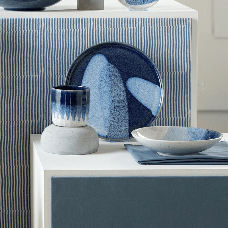 Studio Accent Medium Serving Bowl, D25.5cm, Blue