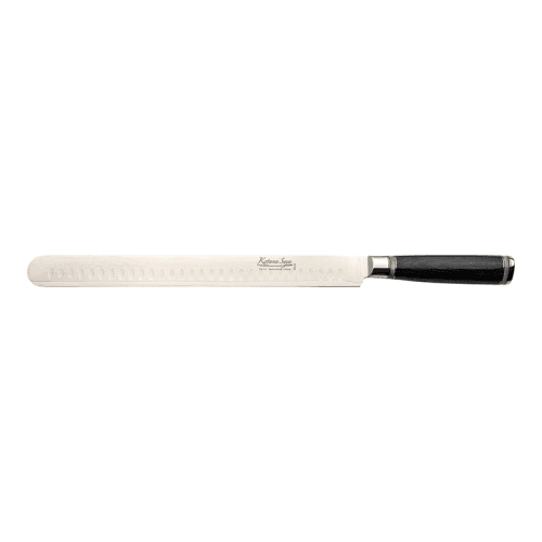 Image showing the Katana Saya Pakkawood Ham Slicer, 30cm Damascus Blade product.