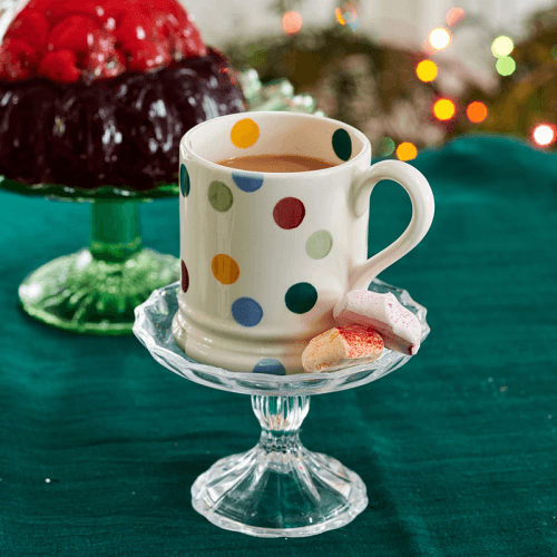 Image showing the Polka Dot Mug, 300ml, Cream product.
