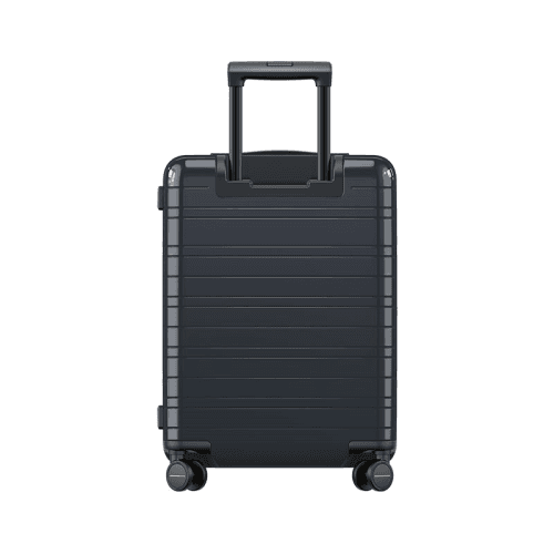 Image showing the M5 Essential Cabin Suitcase, H55 x W20 x L40cm, Glossy Night Blue product.
