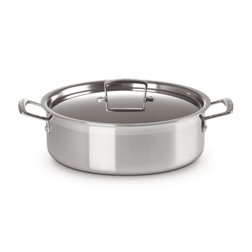 Image showing the Classic 3-ply Sauteuse, 28cm, Stainless Steel product.