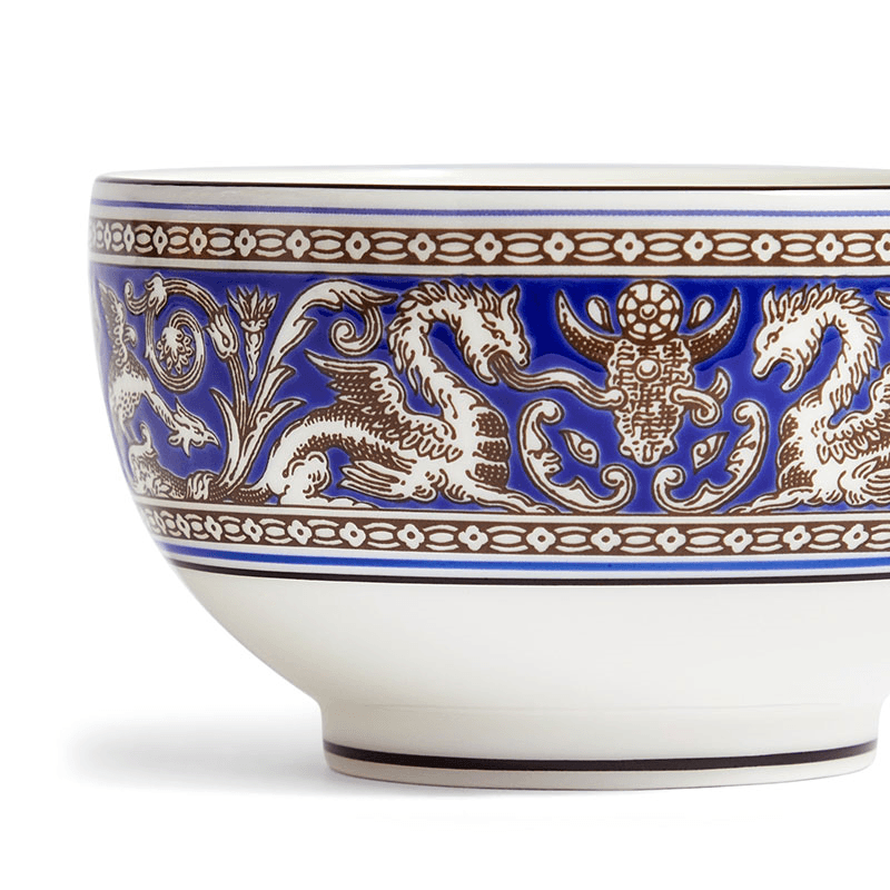Florentine Rice Bowl, D10.5cm, Marine