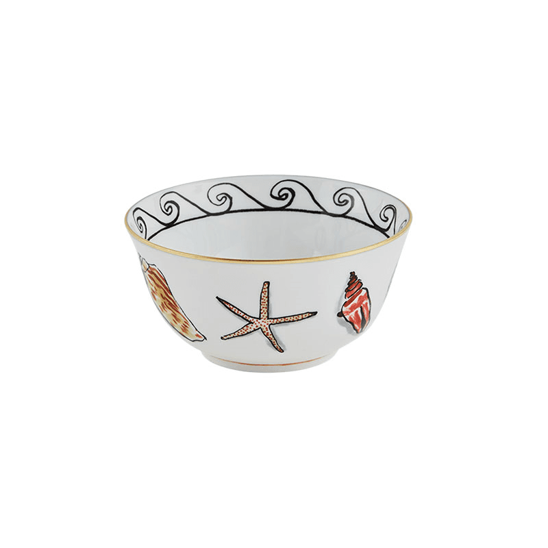 Il Viaggio Di Nettuno Rice Bowl, D11cm, White