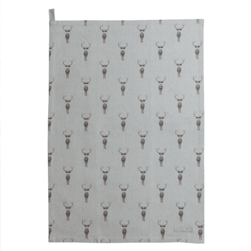 Image showing the Highland Stag Tea towel, 45 x 65cm product.