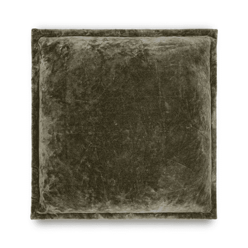 Image showing the Pilani Velvet & Linen Cushion Cover, 50 x 50cm, Moss product.