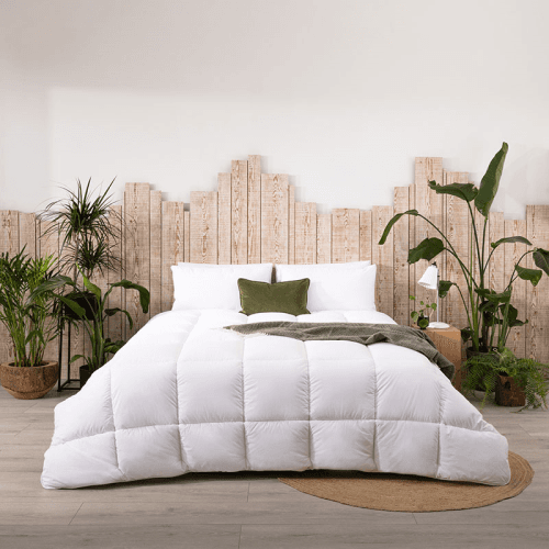 Image showing the Return To Nature 10 tog Duvet, Double, White product.