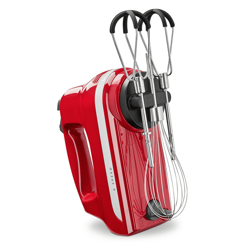 6 Speed Hand Mixer Flex Edge, Empire Red