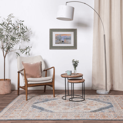 Image showing the Flores fiza classic persian medallion rug, 160 x 230cm, Multi product.