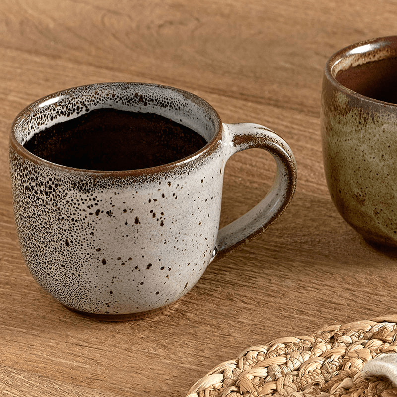 Cam Set of 2 Coffee Mugs, 350ml, Mocha