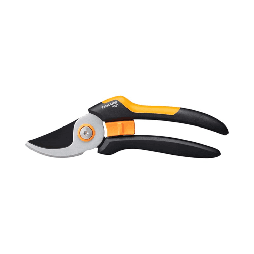Image showing the Solid Bypass Pruner Medium P321, Black/Orange/Silver product.