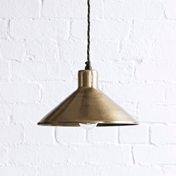 Pendant Light, Thea, Antique Brass, 30x20cm