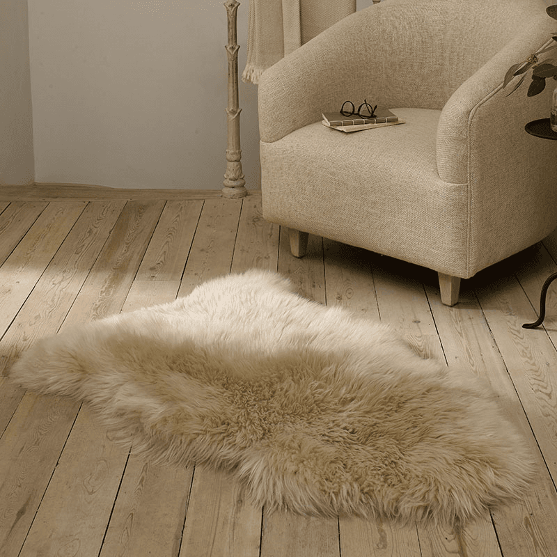 Sheepskin Rug, W60cm x L90cm, Natural