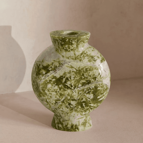 Image showing the Sesso Vase, H18cm, Green product.
