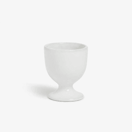 Image showing the Portobello Egg Cup, H6,5cm, White product.