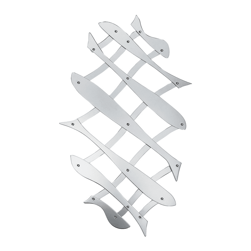 Pescher by Donato D'Urbino & Paolo Lomazzi Extendable trivet, 51 x 19cm, Stainless Steel