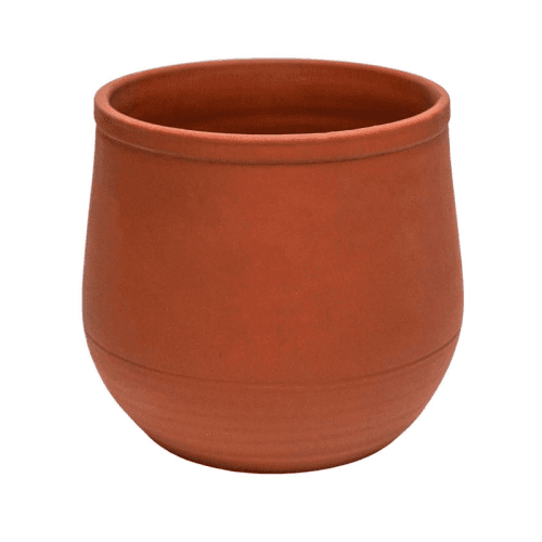 Image showing the Handthrown Planter, D25cm, Burnt Umber product.