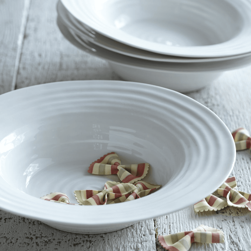 Ceramics Pair of bistro bowls, 26.5cm, White