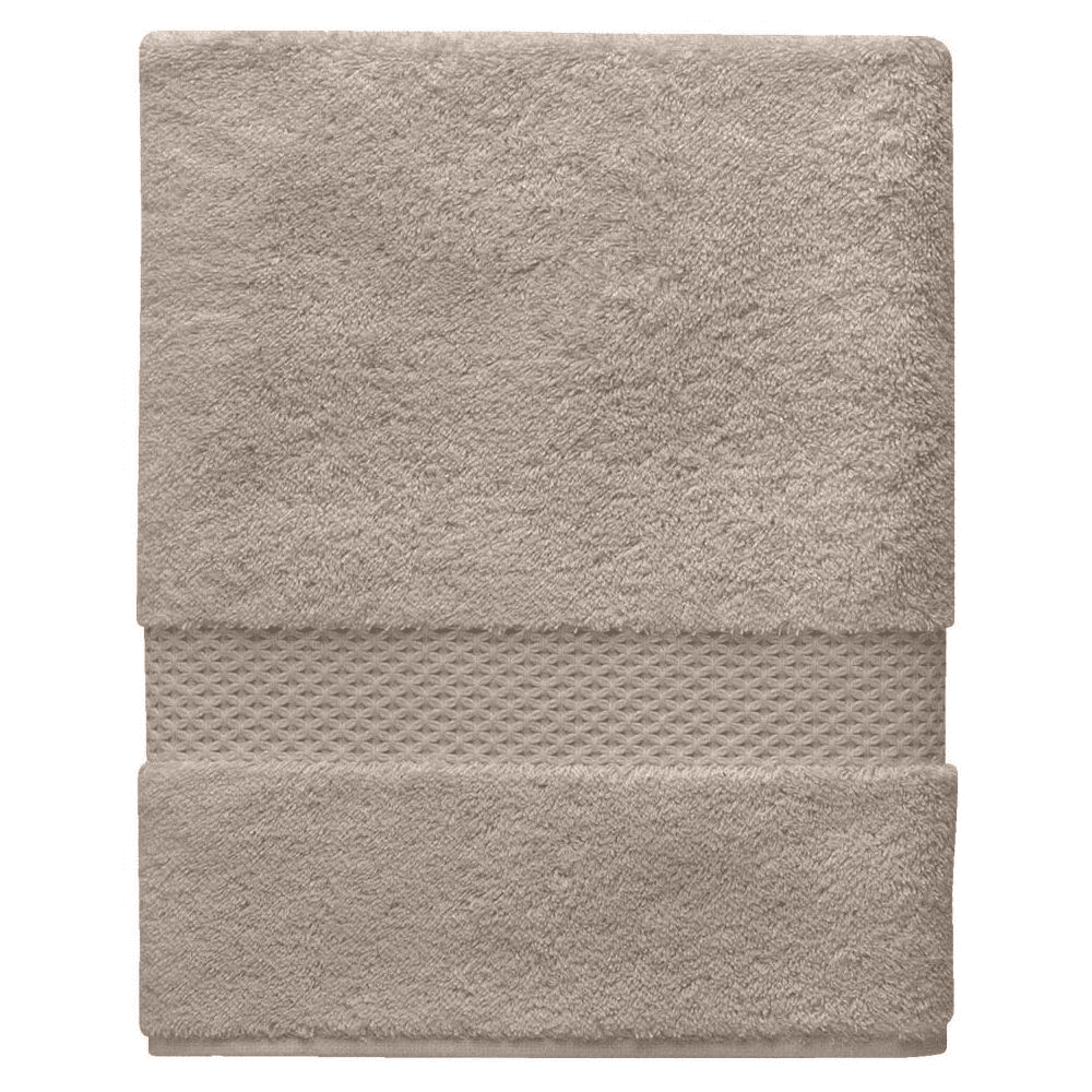 Etoile Shower towel, 70 x 140cm, Pierre