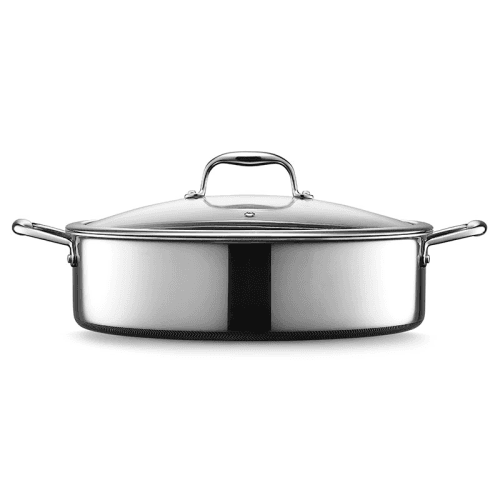 Image showing the Hybrid Deep Saute Pan, 6.6L, Steel product.