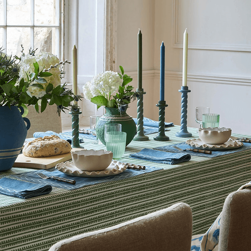 Bel Tablecloth, 250 x 170cm, Green