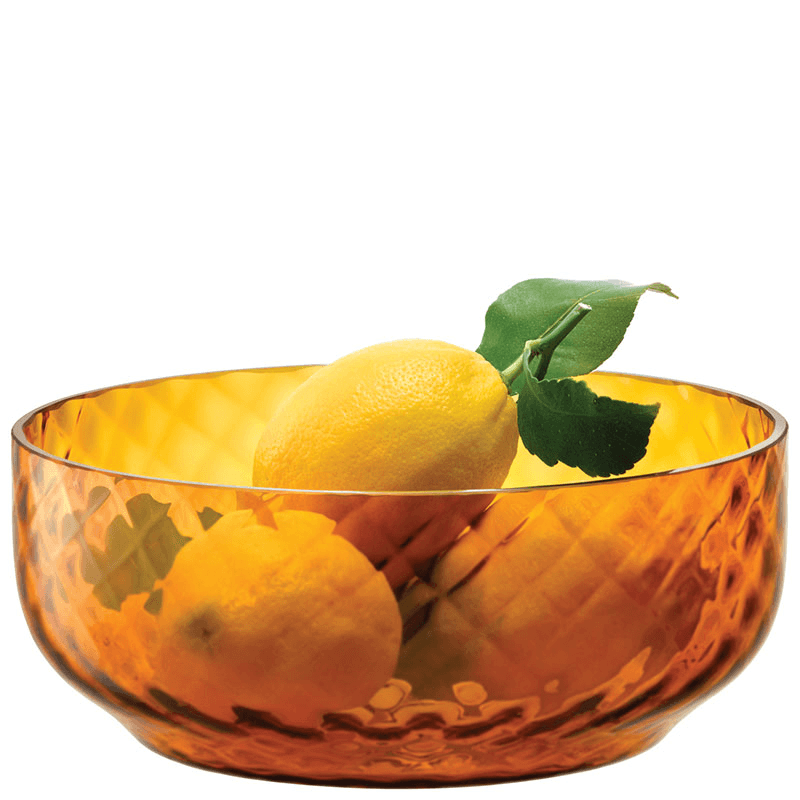 Dapple Bowl, D22.5cm, Sun Amber