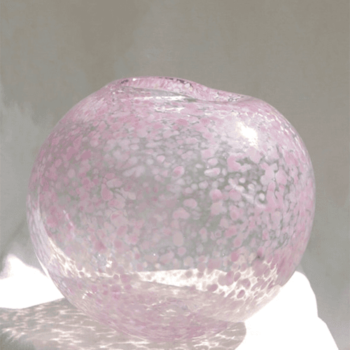 Image showing the Large Dewdrop Vase, D26cm, Winter Blossom product.