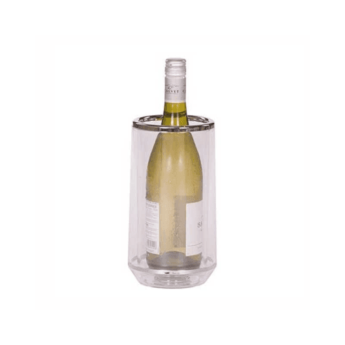 Image showing the Wine Cooler Wine Cooler, Clear Acrylic and Chrome product.