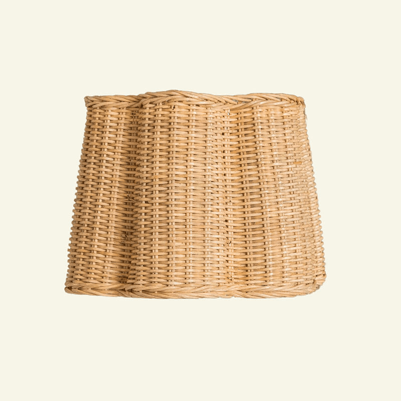 Clover Rattan Lampshade, Natural