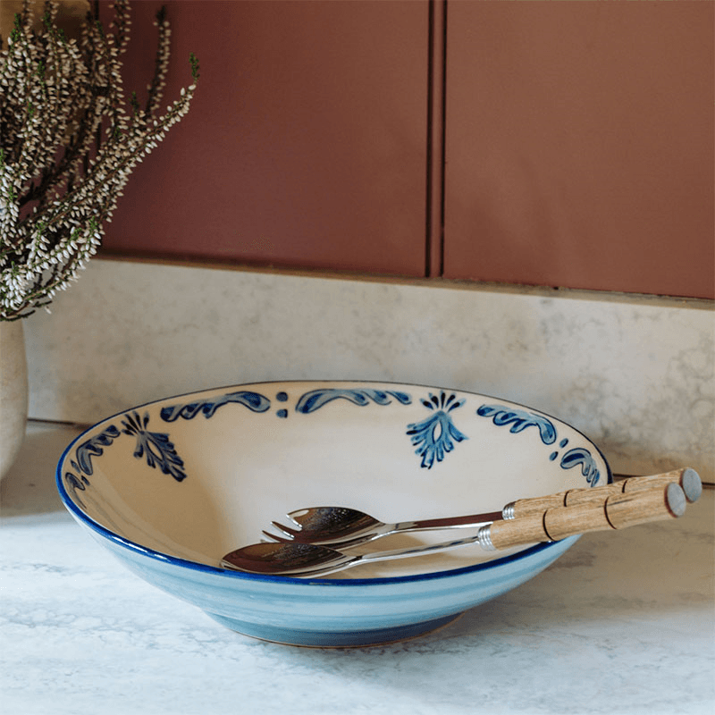 Eleanor Serving Bowl, Medium, Blue