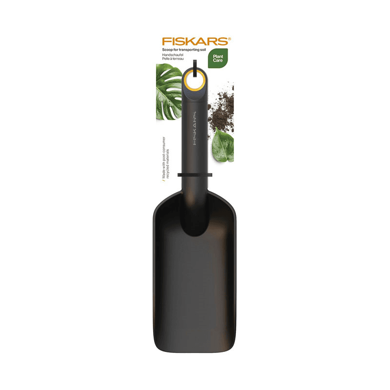 Urban Gardening Soil Scoop, H34.9 x L6 x W8.6cm, Black
