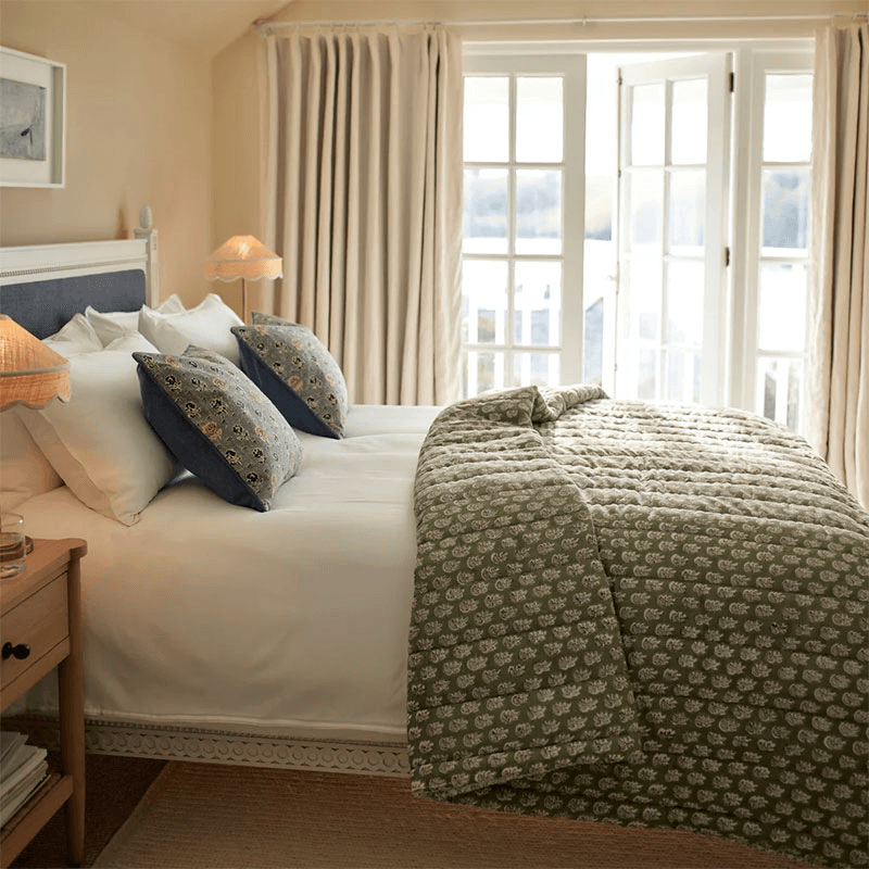 Myla Bedspread, 260 x 240, Green