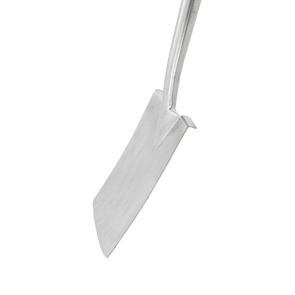 Treaded digging spade, H106.5 x W19.5cm, Natural/Silver