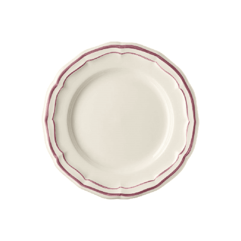 Filet Pivoine Set Of 4 Side Plates, D16.5cm