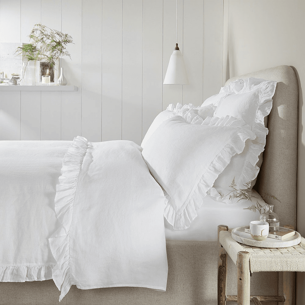 Kara Hemp Oxford Pillowcase, W50cm x L75cm, White