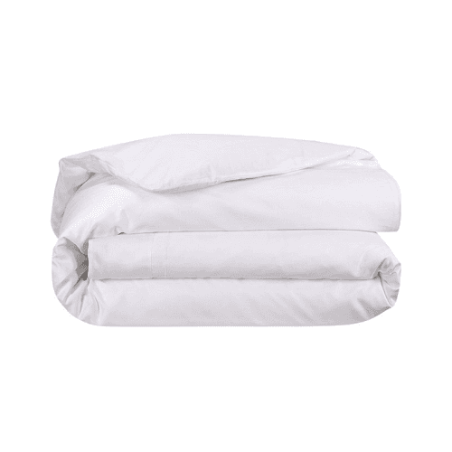 Image showing the Lutece - 300 Thread Count Egyptian Cotton Sateen King duvet cover, 240 x 220cm, Blanc product.