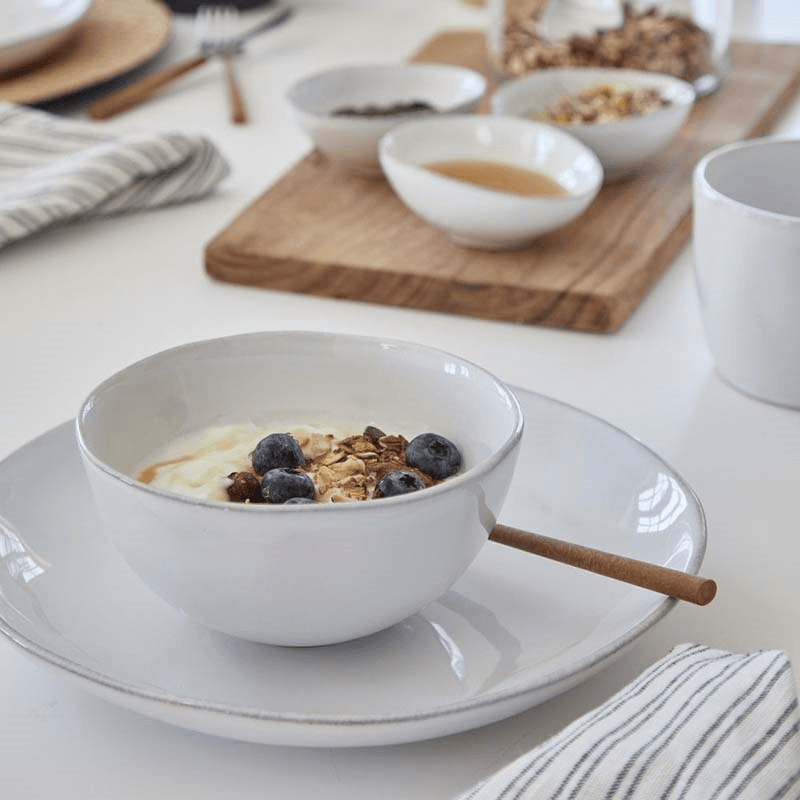 Livia Set of 6 Fruit Bowls, D13cm, Gloss White