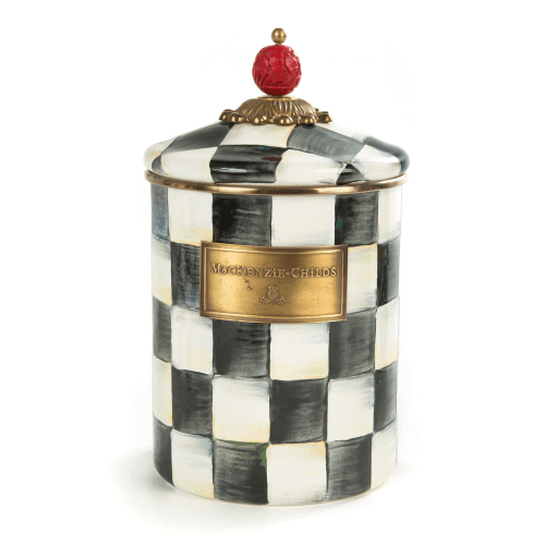 Image showing the Courtly Check Medium canister, 1.4L, Enamel product.
