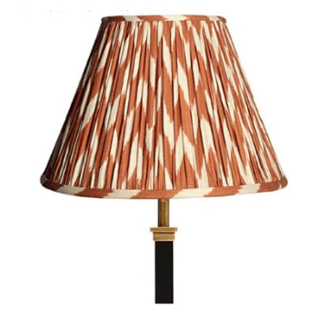 Image showing the Empire Shade, 25cm, orange zig-zag product.