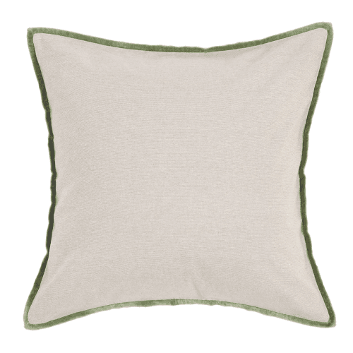 Image showing the Jaipur Trim Cushion, 65 x 65cm, Jade product.
