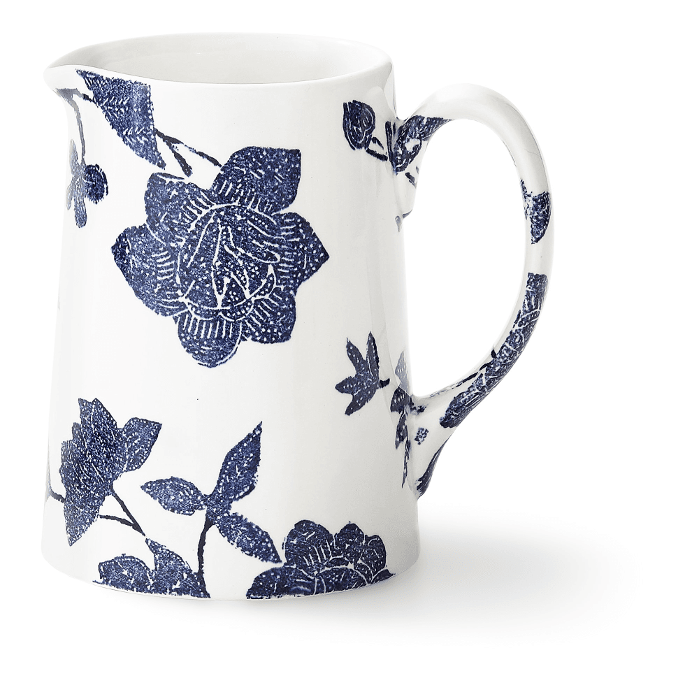 Burleigh - Garden Vine Tankard creamer, 8 x 10 x 10.5cm - 160ml, Indigo
