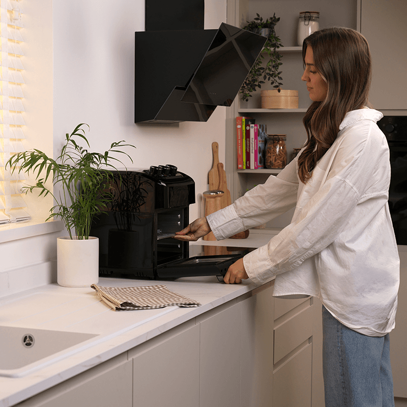 Manual Air Fryer Oven, 12L, Black