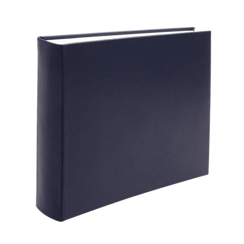 Image showing the Chelsea Square Leather Photo Album, 36.5 x 36.5cm, Sapphire product.