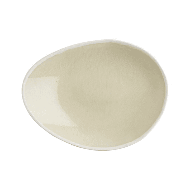 Vie Naturelle Small Plate, W14.5cm x D11cm, Cream