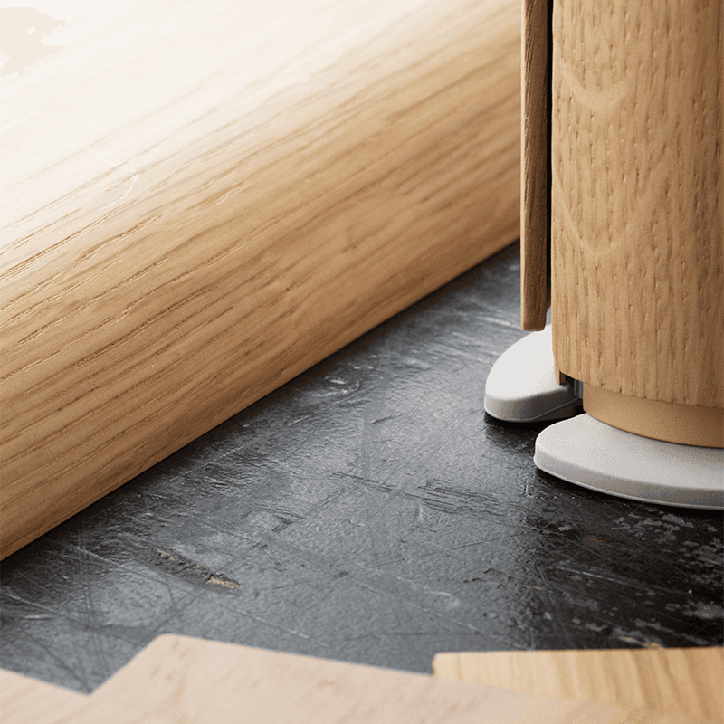 Beosound Emerge Speaker, Gold Tone & Light Oak